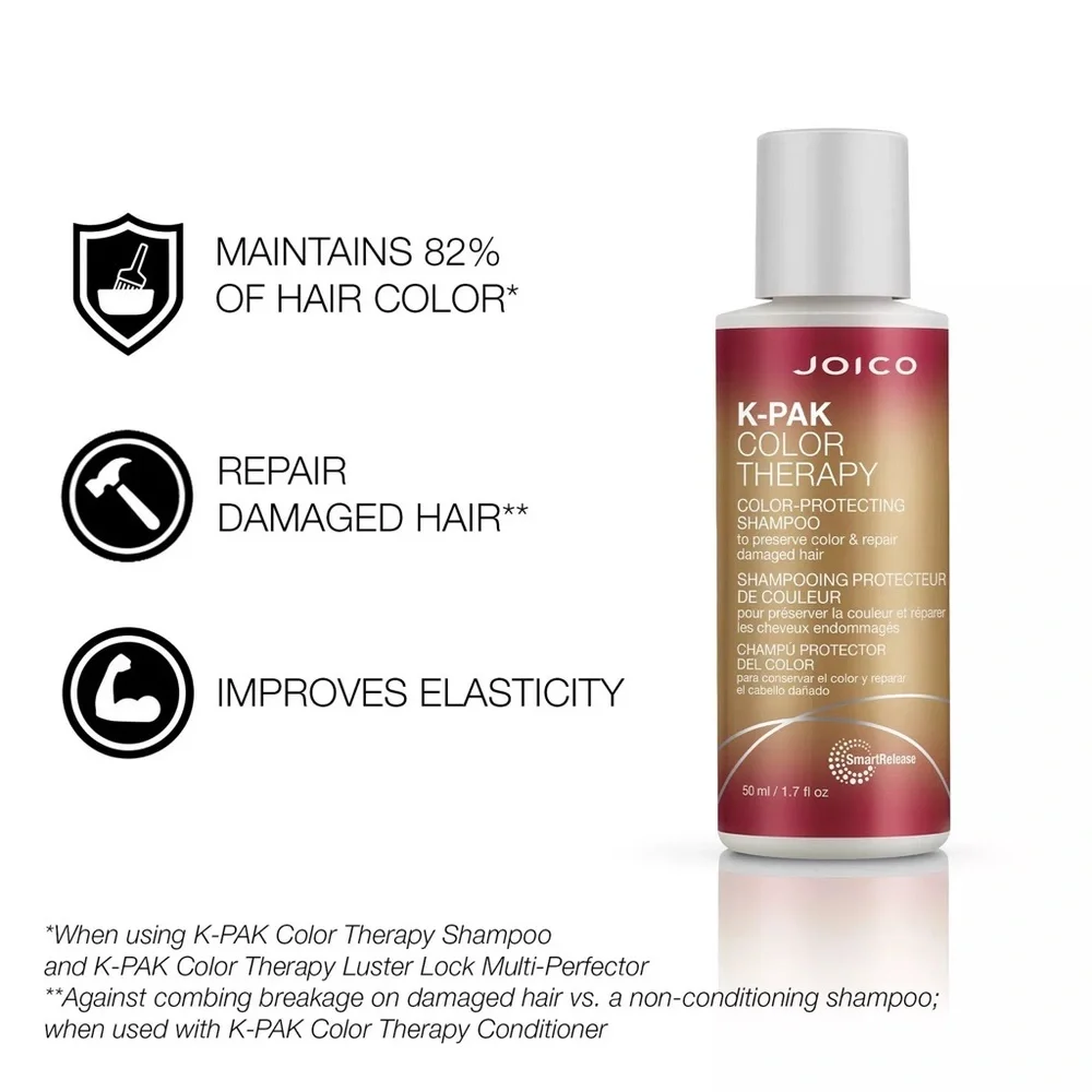 Joico Travel Size K-PAK Color Therapy Color-Protecting Shampoo-50ml